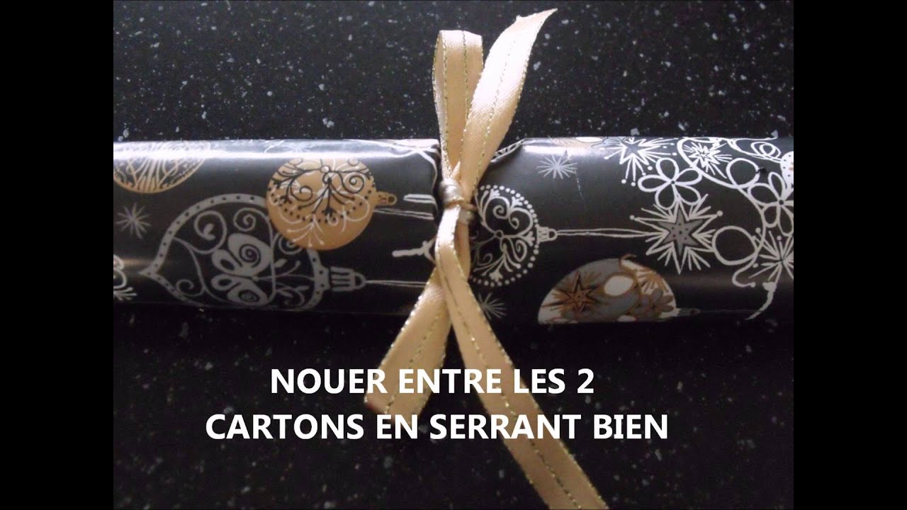 tuto les crackers de noel - YouTube