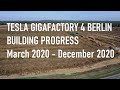 Tesla Gigafactory 4 Berlin | Watch Giga Berlin growing | 2020 Review | DJI Mavic 2 Pro 4K