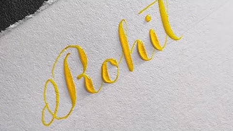 rahul copperplate calligraphy #shorts #calligraphy #ytshorts