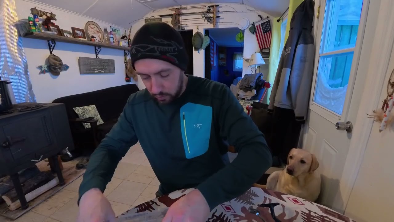 Backcountry Cabin Night & Ice Fishing Opener by Snowmobile