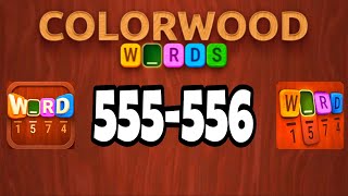 COLORWOOD Words Cryptogram level 555 556