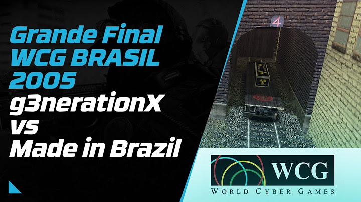 g3nerationX vs Mibr Grande Final WCG 2005 Brasil