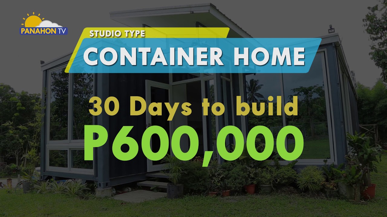 РЕПОРТАЖИ PANAHON TV | Дом из контейнера