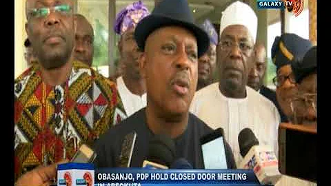 Obasanjo, PDP hold closed-door meeting in Abeokuta