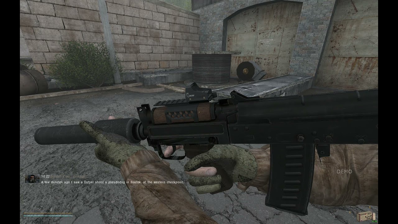 S.T.A.L.K.E.R. Desolation Docter on OTs-14 Groza