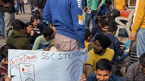 SSC STENO 2022 SKILL TEST PROTEST DAY 2