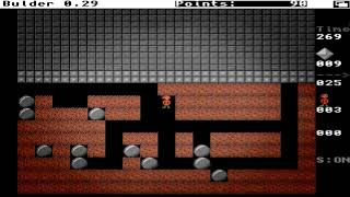 AMIGA BULDER BOULDER v0 29 AGA VERSION DASH CLONE BOULDERDASH CLONE Steve Yrjänä EMERALD MINES NET W