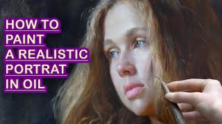 PORTRAIT OIL PAINTING Tips for beginners. TIME-LAPSE Demonstration. Anna Marinova. Анна Маринова