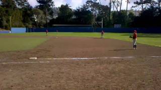 Jessica during Senators High School Baseball - 2009 - March Bank, Daly City CA