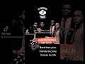 Harlem World Crew MC SON OF SAM, R.I.P., DJ RANDY, R.I.P. DJ KOOL D, R.I.P., MC CHARLIEROCK holding