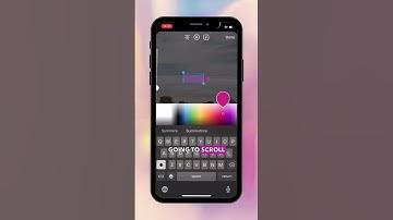 Instagram Stories Tutorial - How to Create Rainbow Text