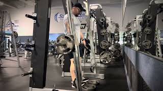 Toes Elevated Smith Machine RDL