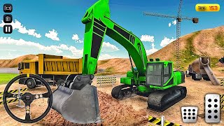Heavy Excavator Simulator 3D - City Construction Vehicles Transporter - Android Gameplay screenshot 1