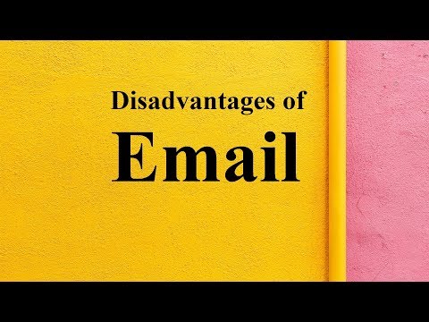 Disadvantages of Email