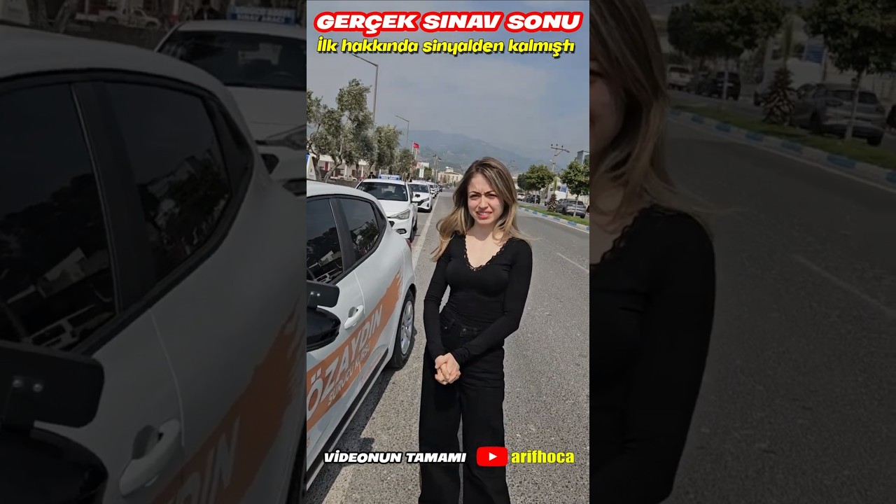 Gerçek Sınav Sonu-İlk hakkında sinyalden kalmıştı  #direksiyonsınavı