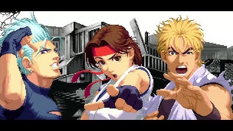 1055: King of Fighters 2000 NEOGEO MVS \\ Benimaru, Ryo, Chang, Yuri max lvl runs! 