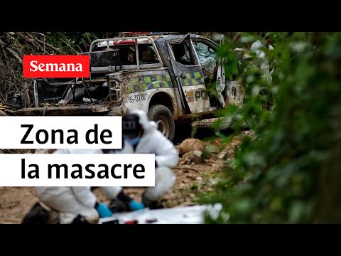 SEMANA llegó a la zona de la masacre de siete policías en Huila