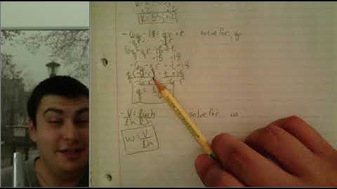 2.8 Literal Equations and Dimensional Analysis