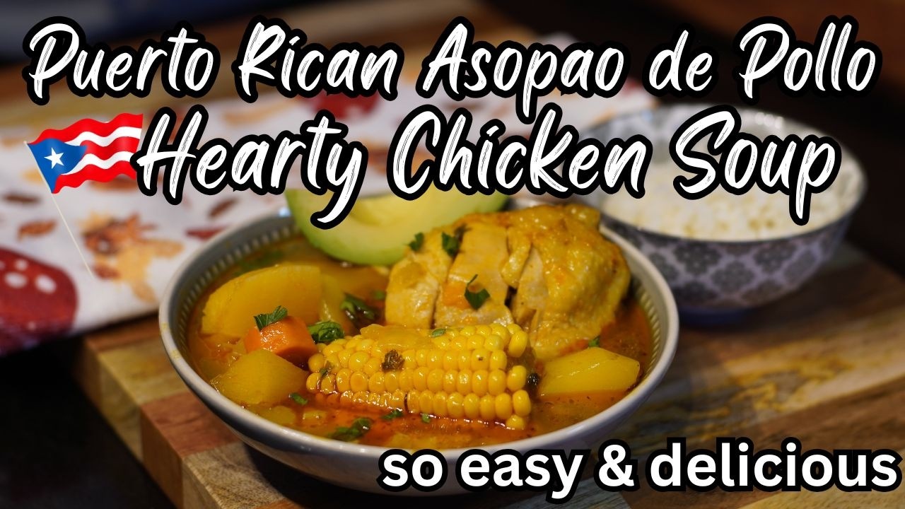 Authentic & Delicious Puerto Rican Chicken Soup Recipe | Asopao de pollo