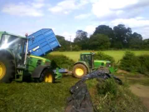 Silage Clamp With Gareth