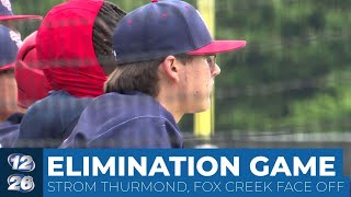 Strom Thurmond, Fox Creek face off in elimination game
