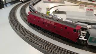 PIKO Stand mit unterschiedlichen Spur Größen auf der Hobby Messe 2025 in Leipzig.