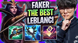 FAKER IS THE BEST LEBLANC IN THE WORLD! - T1 Faker Plays Leblanc Mid vs Hwei! | Season 2024