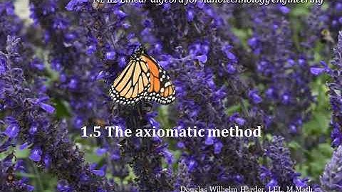 1.5 The axiomatic method