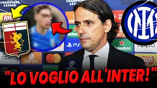 URGENTI!! Rinforzo dell'ultimo minuto! Inzaghi ha chiesto il giocatore! Ultime notizie dall'Inter!