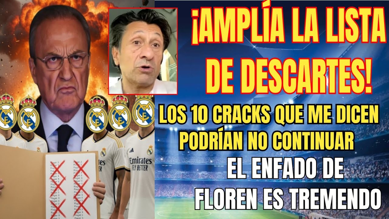 💥SE AGRANDA LA LISTA DE SALIDAS | Los 10 jugadores del R.Madrid que podrían terminar saliendo 