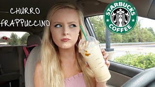 CHURRO FRAPPUCCINO || FIRST IMPRESSION || STARBUCKS