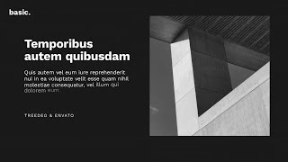 Black & White Corporate Presentation Slides - After Effects Template