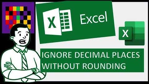 Ignore Decimal Places Without Rounding