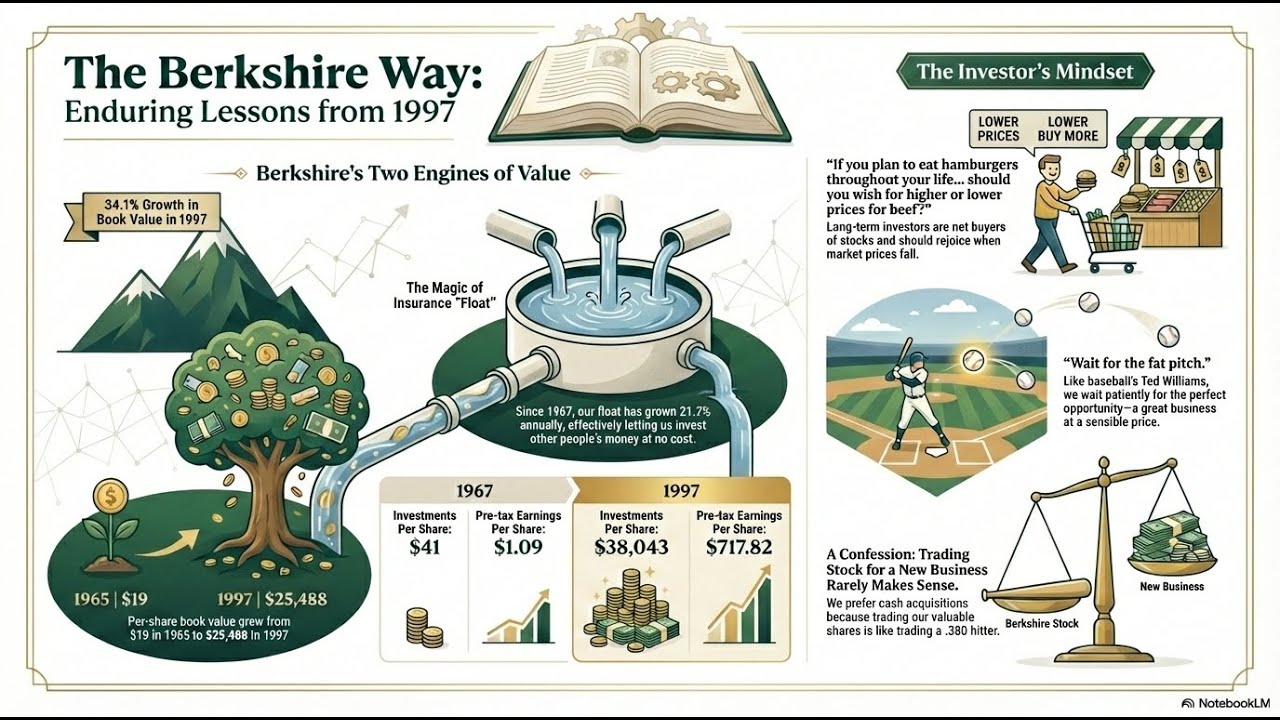 Buffett’s 1997 letter- A Year of Strong Growth and Insight