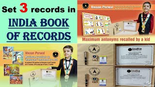 3 times record in India Book of Records | IBR