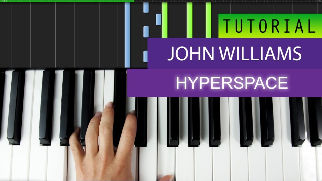 The Empire Strikes Back - Hyperspace Piano Tutorial