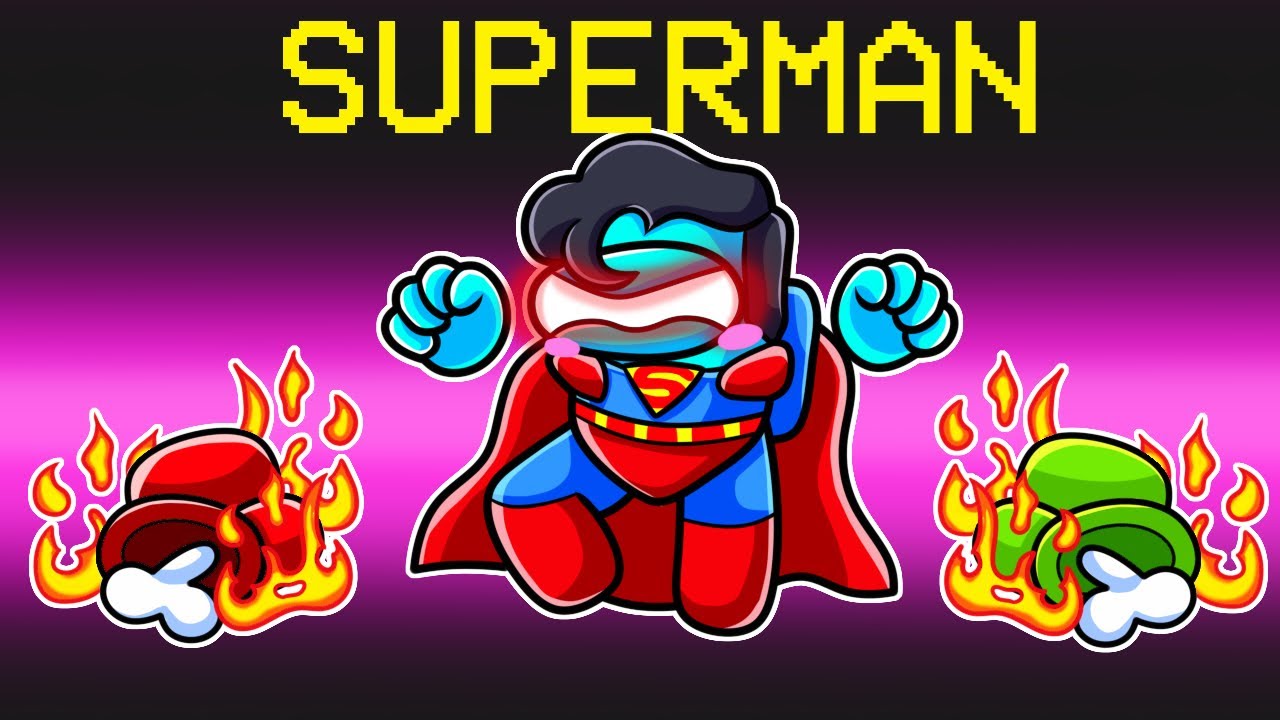Jugando como SUPERMAN en Among Us!