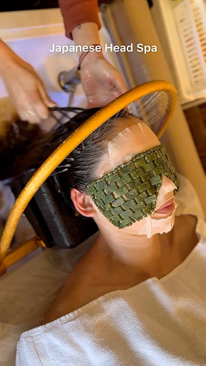 The viral Japanese Head Spa. Would you try this?