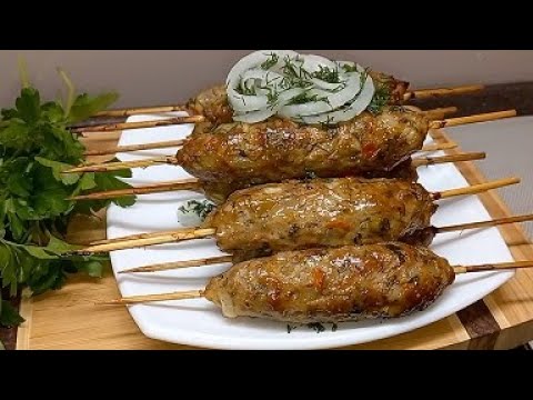 Видео: Супер Сочный ЛЮЛЯ - КЕБАБ Быстро, Просто и очень Вкусно! + рецепт маринованного лука.