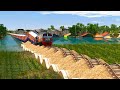 Train Passes Over Damaged Tracks Extremely Bumpy Tracks🚦Trainz Simulator 2019