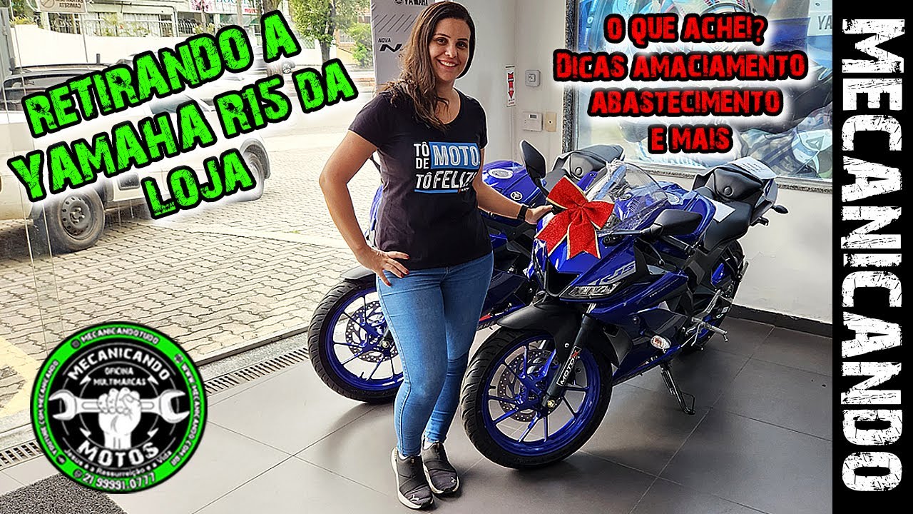 RETIRANDO A NOVA YAMAHA R15 DA LOJA - O QUE ACHEI? - MECANICANDO