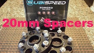 20mm Spacer Install - 2017 Subaru WRX STI
