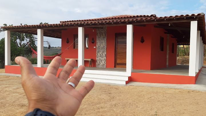 pintei minha casa do sítio, ( chácara refúgio )
