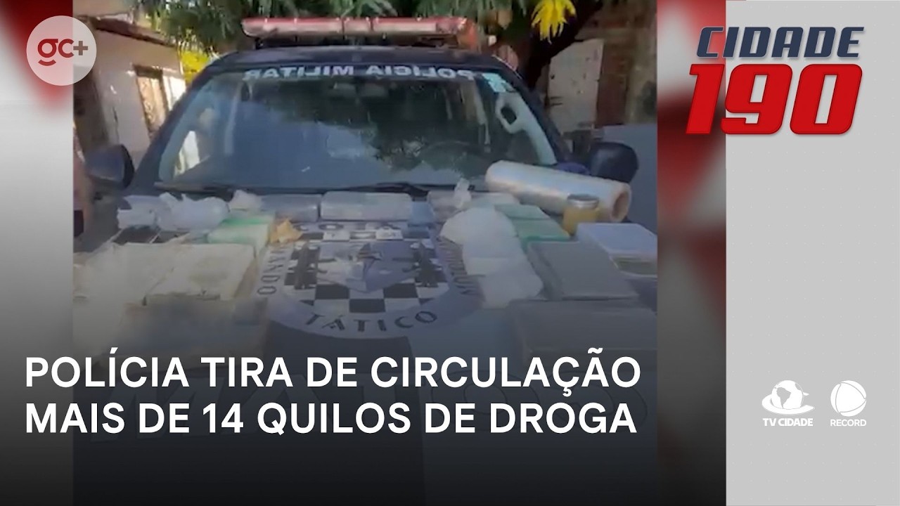 Polícia tira de circulação mais de 14 quilos de droga; uma pessoa foi presa | Cidade 190