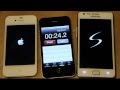 Samsung Galaxy S2 vs. Apple iPhone 4S Boot Speed Test! (HD)