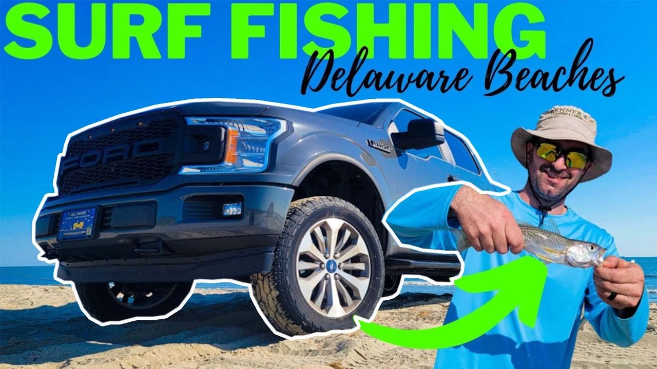SURF FISHING in Lewes Delaware! Delaware Beaches with GNRF
