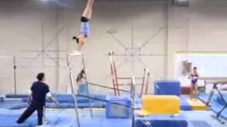 Alexandra Gremillion 2012 Bars Training