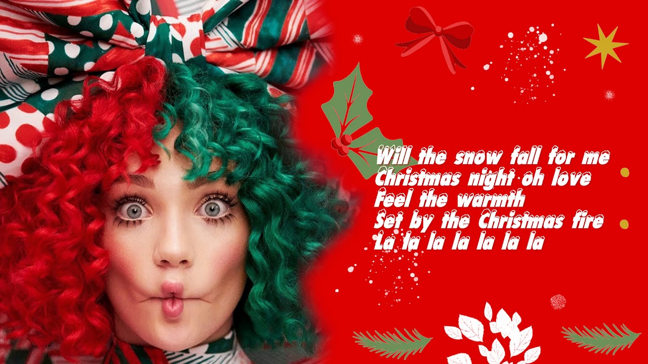 Sia Underneath The Christmas Lights (Lyics Video) YouTube