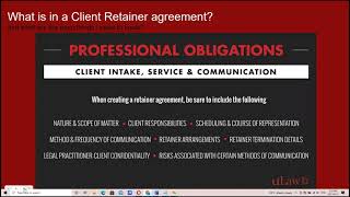 uLaw Webinar  - 17th Sept 2021 Law Office Client Intake Via Portal and Forms
