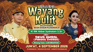 WAYANG KULIT KI R M AKBAR SYAHALAM S.SN // LAKON PANDHU SWARGA // FT LUSI BRAHMAN